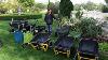 Garden Trolley And Sack Liner All Terrain Gravel Soil Gardening Wheelbarrow Cart